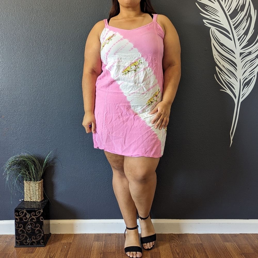 Baba Tie Dye Bird Dress